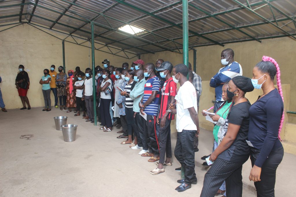 Practical training session for CAHWS